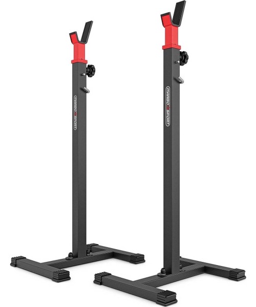 Barbell & Squat Stands Marbo Sport: Stovas jėgos pratimams-štangai Marbo MS-S101