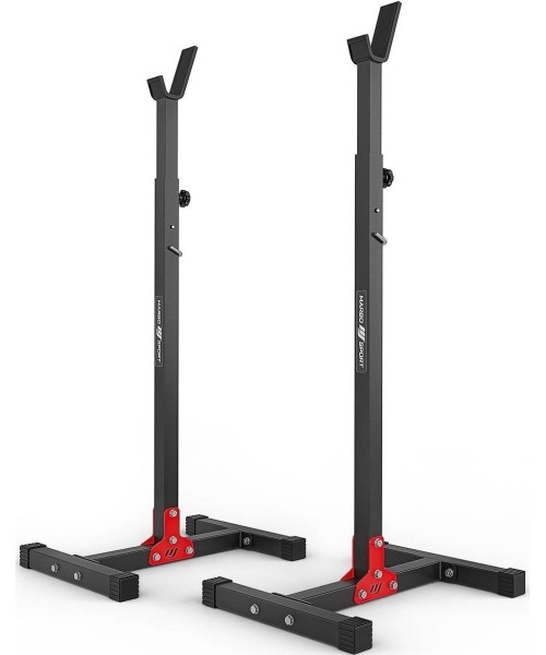 Barbell & Squat Stands Marbo Sport: Stovas jėgos pratimams-štangai Marbo MH-S201