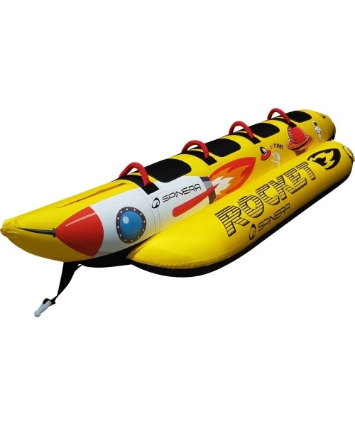 Towables Jobe Spinera: Pripučiamas vandens atrakcionas-bananas Spinera Rocket 4