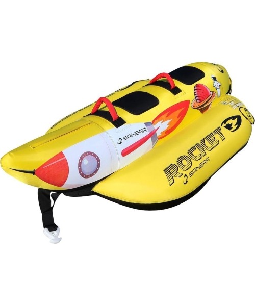 Towables Jobe Spinera: Pripučiamas vandens atrakcionas-bananas Spinera Rocket 2