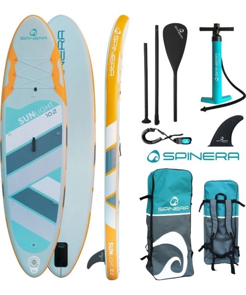 Irklentės Jobe (SUP) Spinera: Spinera SUP Sun Light 10.2 - 310x80x15cm