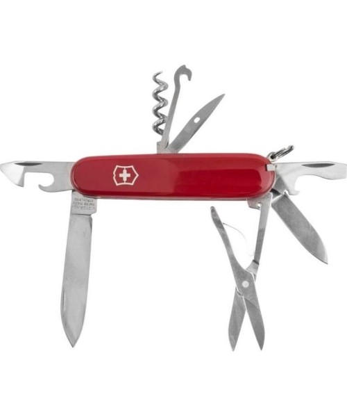 Daugiafunkciai įrankiai ir peiliai : Kišeninis peilis Victorinox Climber 1.3703, Celidor, 91mm, raudonas