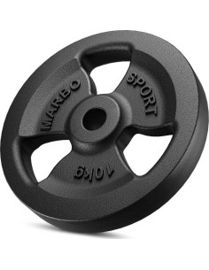 30 mm - Plieniniai svoriai Marbo Sport: Ketaus svoris Marbo Sport 10 kg