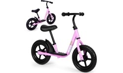 Children's Scooters Eco Toys: Vaikiškas krosinis dviratis su platforminiais EVA ratais ECOTOYS rožinės spalvos