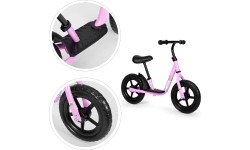 Children's Scooters Eco Toys: Vaikiškas krosinis dviratis su platforminiais EVA ratais ECOTOYS rožinės spalvos