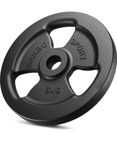 30 mm - Plieniniai svoriai Marbo Sport: Ketaus svoris Marbo Sport 5 kg
