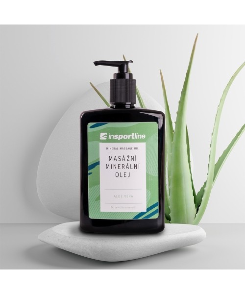 Massage Oils inSPORTline: Mineral Massage Oil inSPORTline Aloe Vera 500 ml