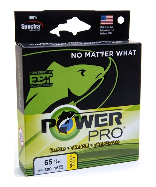 Fishing Lines & Leaders PowerPro: Braided Line PowerPro, Green, 275m, 0.32mm, 24kg