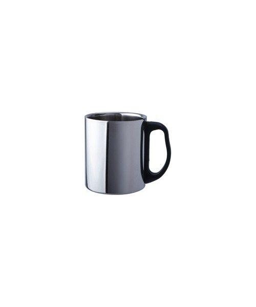 Gertuvės ir puodeliai BasicNature: Nerūdijančio plieno puodelis BasicNature Thermomug, 0.3L