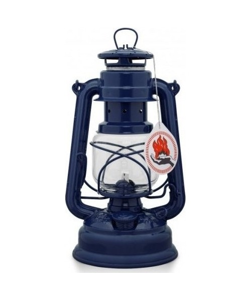 Camping Lamps : Kerosene outdoor lantern Feuerhand Hurricane multicolour, Colour Cobalt Blue