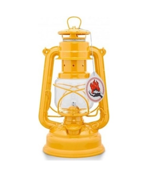 Camping Lamps : Kerosene outdoor lantern Feuerhand Hurricane multicolour, Colour Signal Yellow