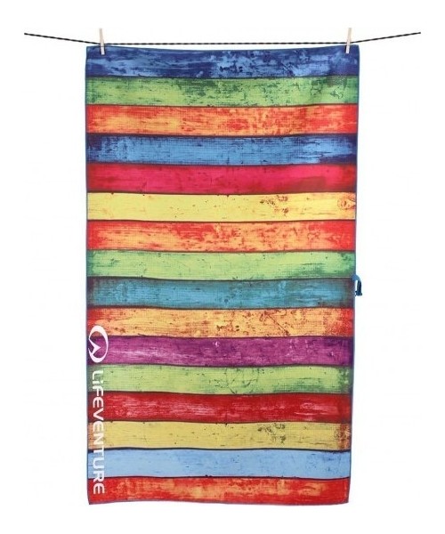 Towels Lifeventure: Kelioninis rankšluostis Lifeventure Soft Fibre Striped Planks