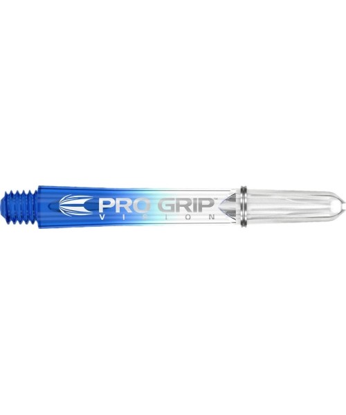 Shafts Target: Dart Shaft Target Pro Grip Vision Blue Short – 3-Pack