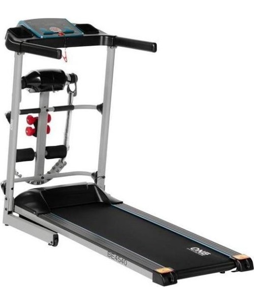 Treadmills One Fitness: Elektrinis bėgimo takelis su masažuokliu One Fitness BE4540