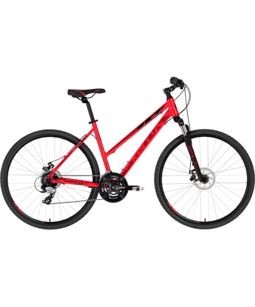 City Bikes : Dviratis Kellys Clea 70 28", dydis 17"(43cm), raudonas