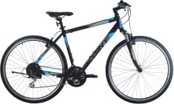 City Bikes : Dviratis SPRINT Sintero Man 28", dydis 20,5" (52cm), juodas/žydras