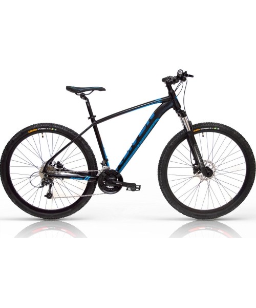 City Bikes : Dviratis Raven Squad 29", dydis 19" (49cm), juodas/mėlynas, 2022