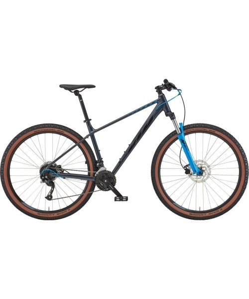 Dviračiai jaunimui ir suaugusiems KTM: Dviratis KTM Chicago 271, 27.5", dydis 19" (48cm), juodas/mėlynas