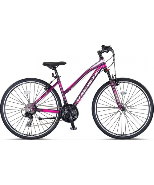 City Bikes : Dviratis Umit Magnetic 28", dydis 17" (43cm), violetinis/rožinis