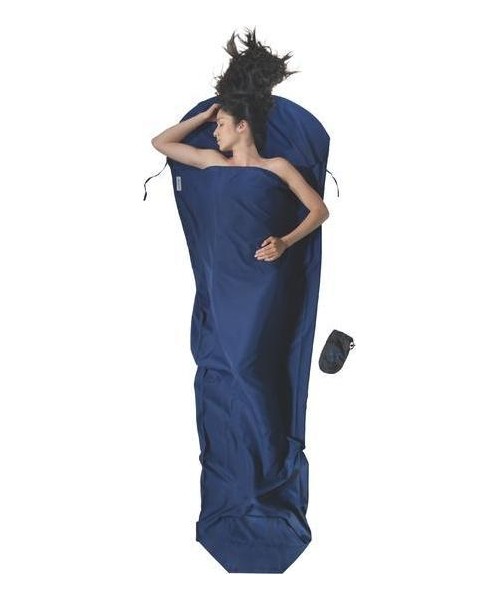 Sleeping Bags Cocoon: Įklotas miegmaišiui Cocoon Mummy Liner, mikropluoštas, mėlynas