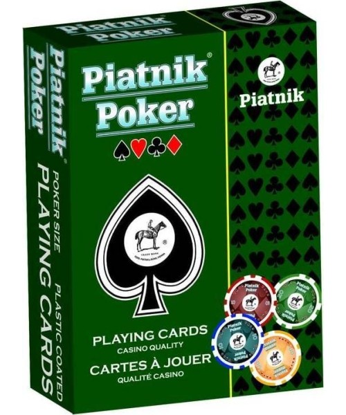Kortos, pokeris ir kauliukai : Pokerio kortos Piatnik