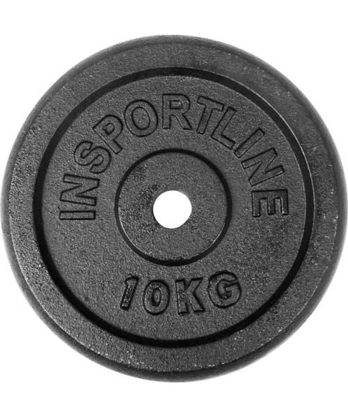 30 mm - Plieniniai svoriai inSPORTline: Plieninis svoris grifui 30mm inSPORTline 10kg