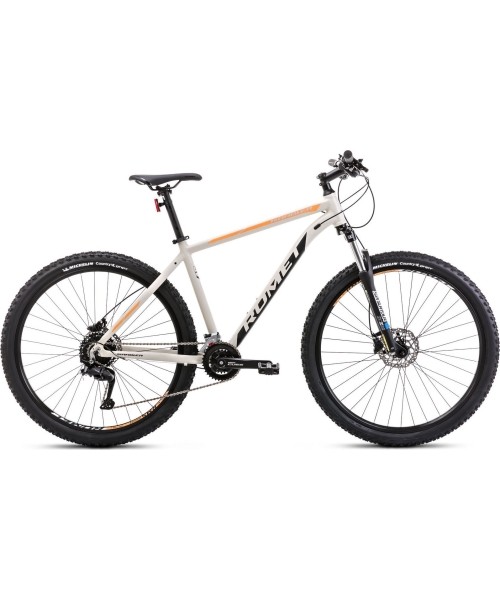City Bikes Romet: Dviratis Romet Rambler R9.2 CS 2024 grey-black-orange