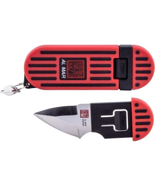 Hunting and Survival Knives Al Mar Knives: Key-chain Knife Al Mar Stinger 1001RBK, Red