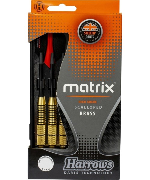 Smiginio strėlytės Harrows: Smiginio strėlės su plieniniais antgaliais HARROWS Matrix 9114