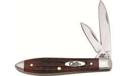 Multifunction Tools and Knives W.R. Case & Sons Cutlery Co.: Kišeninis peilis Case SS Pocket Worn Old Red Bone Tear Drop