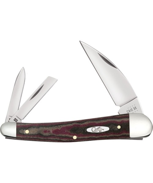 Daugiafunkciai įrankiai ir peiliai W.R. Case & Sons Cutlery Co.: Kišeninis peiliukas Case SS Rustic Red Richlite Seahorse Whi...