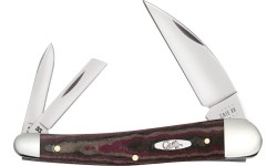 Multifunction Tools and Knives W.R. Case & Sons Cutlery Co.: Kišeninis peiliukas Case SS Rustic Red Richlite Seahorse Whittler