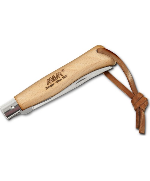 Hunting and Survival Knives MAM: Sulankstomas peilis su apsauginiu užraktu MAM Douro 2083, buksmedžio mediena, 8.3cm