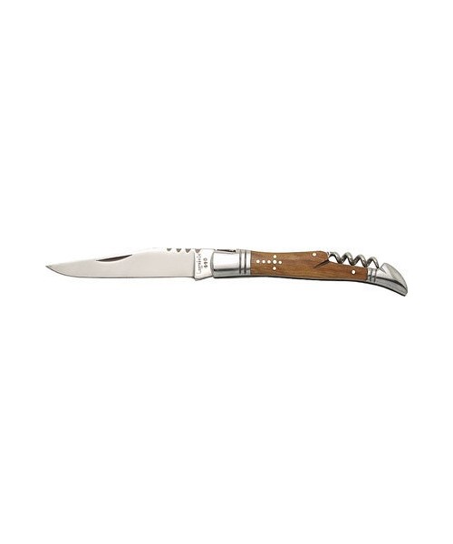 Hunting and Survival Knives : Pocket Knife Laguiole Classic Multi Olive Tree Wood Handle, 20.2cm