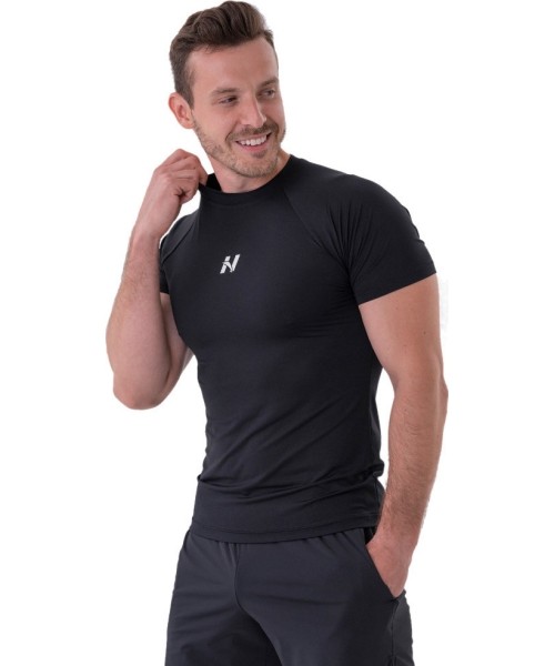 Vyriški marškiniai trumpomis rankovėmis Nebbia: Men’s Activewear T-Shirt Nebbia 324