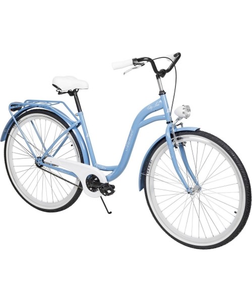 City Bikes : Dviratis AZIMUT City Lux 28" 2023 light blue-white