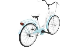City Bikes : Dviratis AZIMUT Julie 24" 2023 white-turquoise