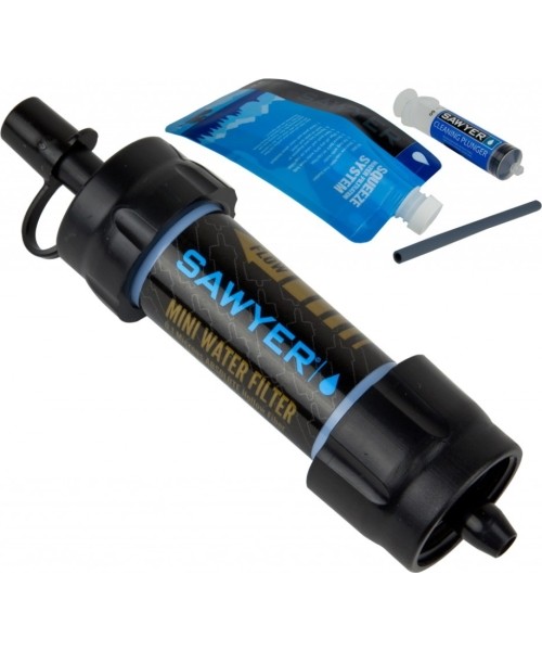 Water Filtration Sawyer: Vandens filtras Sawyer Mini SP105, juodas