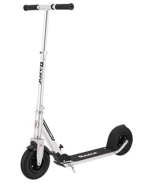 Children's Scooters Razor: Razor A5 oro motoroleris sidabrinės spalvos