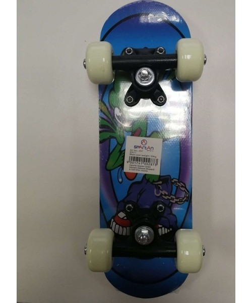 Skateboards and Longboards Spartan: Mini riedlentė Spartan Mini Board Alien On Blue