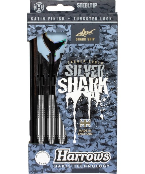 Smiginio strėlytės Harrows: Strėlytės Harrows Silver Shark, 24g