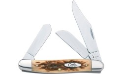 Multifunction Tools and Knives W.R. Case & Sons Cutlery Co.: Kišeninis peiliukas Case SS Stockman, gintaro spalvos