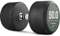 Gumuoti hanteliai UpForm: Gumuotų hantelių rinkinys UpForm, 40-50 kg