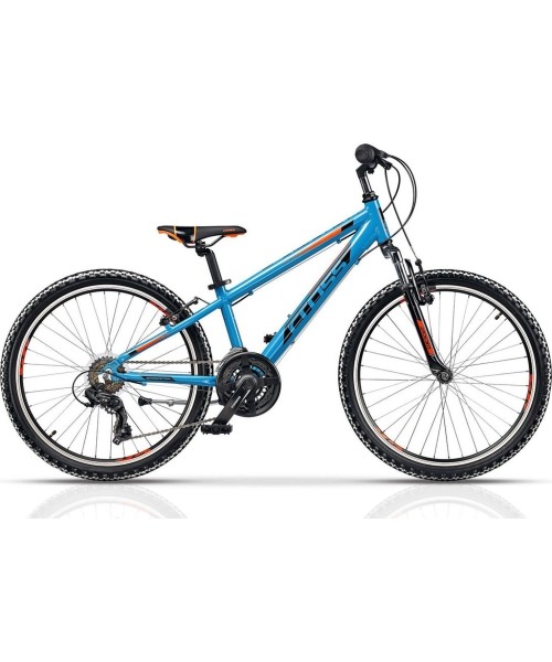City Bikes : Dviratis Cross Speedster Boy 24", dydis 12" (30cm), mėlynas/oranžinis