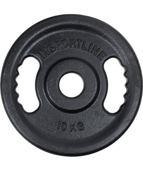 50 mm - Plieniniai svoriai inSPORTline: Ketaus svoris inSPORTline Castblack OL, 10kg
