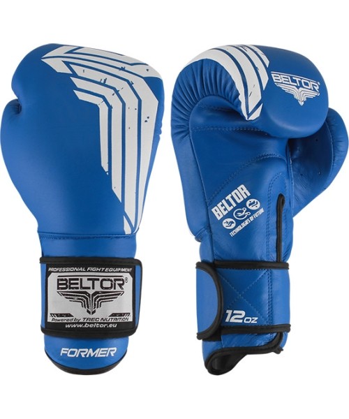 Boxing Gloves Beltor: Bokso pirštinės Beltor Former B0424 mėlynos, 10oz
