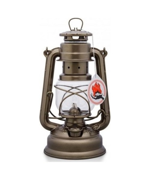 Camping Lamps : Kerosene outdoor lantern Feuerhand Hurricane multicolour, Colour Bronze