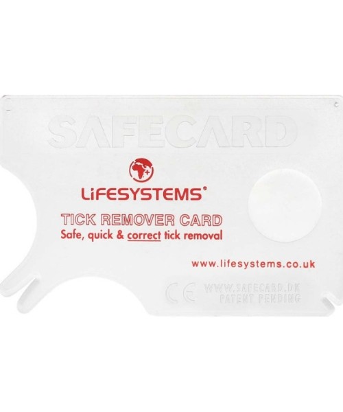 Stovyklavimo aksesuarai Lifesystems: Erkių traukimo įrankis Lifesystems Tick Remover Card