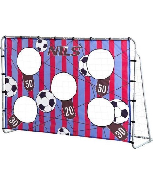 Football Goals Nils: Futbolo vartai su tinklu ir taikiniu Nils NT7788 2in1