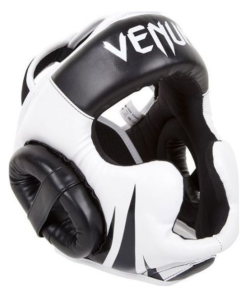 Boxing Helmets Venum: Bokso šalmas Venum Challenger 2.0 - Black/White